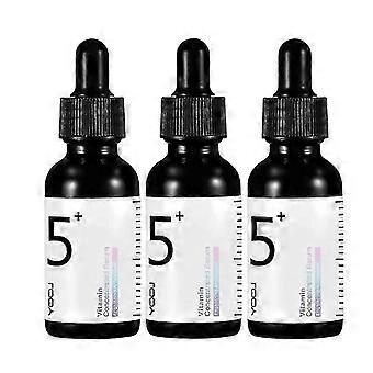 Siero concentrato vitaminico 3X n. 5+ Siero vitaminico per macchie scure, uniforma il tono della pelle, migliora la melanina della pelle, dbIAOS