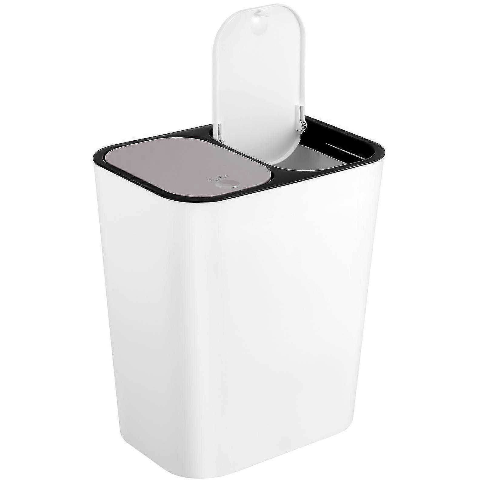 Dual Section Garbage Bin for Kitchen, Modern and Stylish