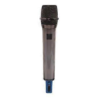 Microphone portable sans fil : microphone dynamique portable pour karaoké – microphone de chant KTV avec lumière RVB dégradée – microphone de diffusion en direct pour téléphone portable
