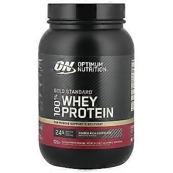 Optimum Nutrition, Gold Standard® 100% Whey Protein, Double Rich Chocolate, 1.98 lb (899 g)