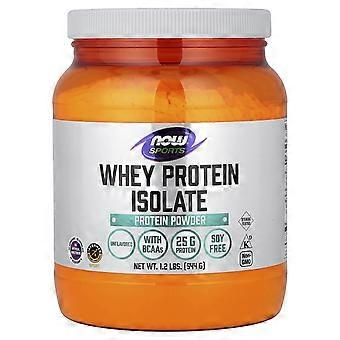 NOW Foods, Sport, Wei-eiwit isolaat, Niet-gearomatiseerd, 1,2 lbs (544 g)