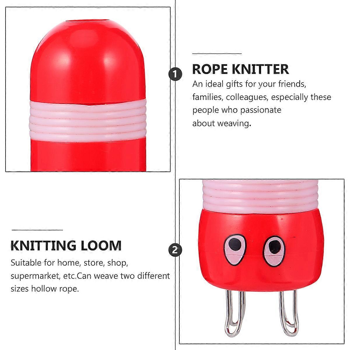 Rope Knitter Plastic Rope Braid Machine for Knitting Use 1Pcs