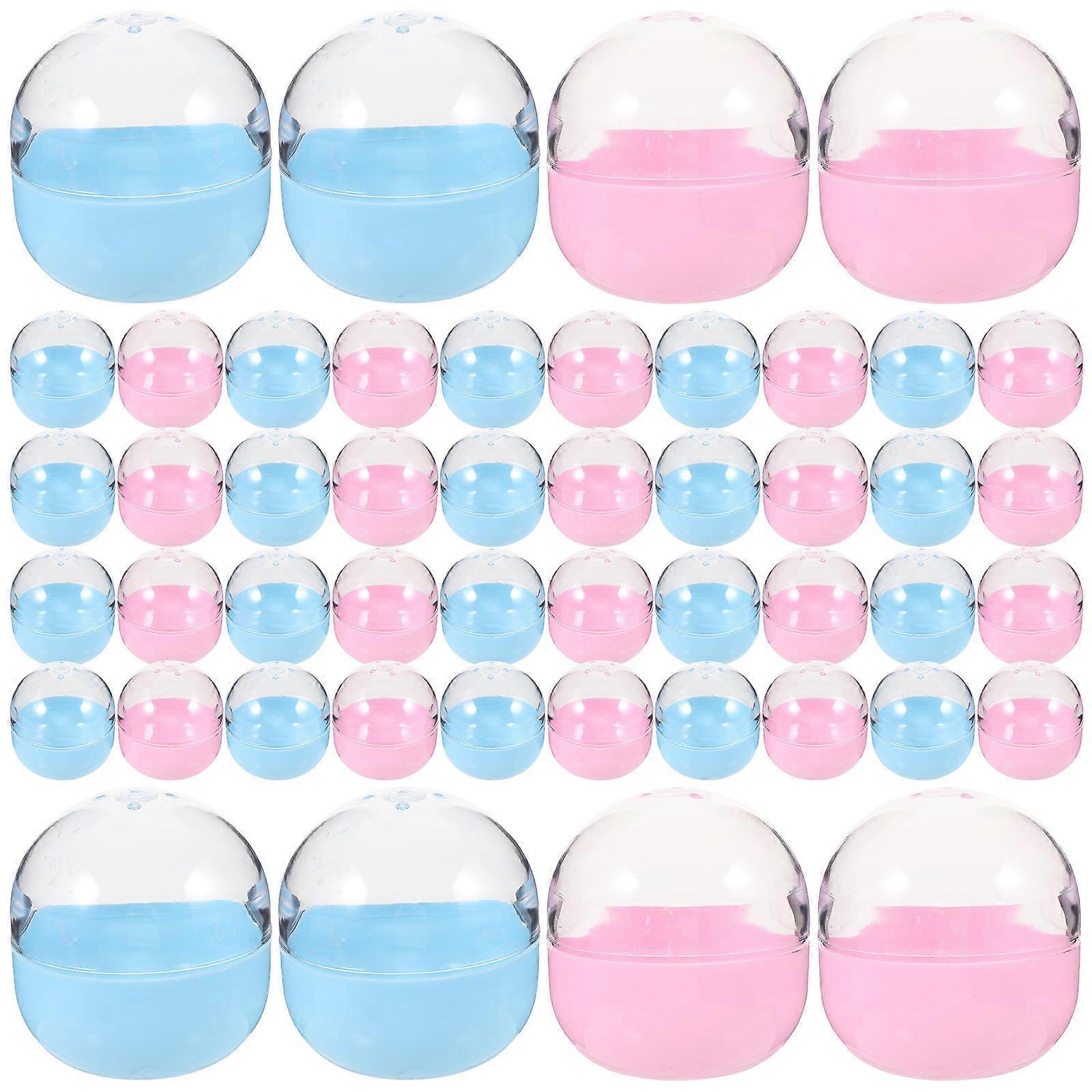 Befüllbare Plastikkugeln für Verkaufsautomaten, ideal für Geschenkverpackungen, 100 Stück