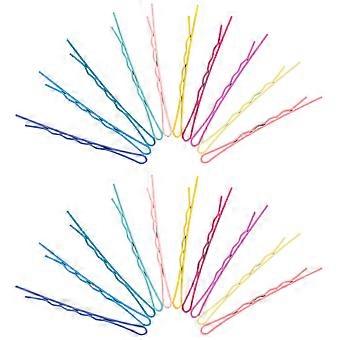 100 piezas Preciosas pinzas para el cabello femeninas Deslizamientos coloridos para el cabello Accesorios para el cabello de macaron de estilo coreano (color aleatorio)