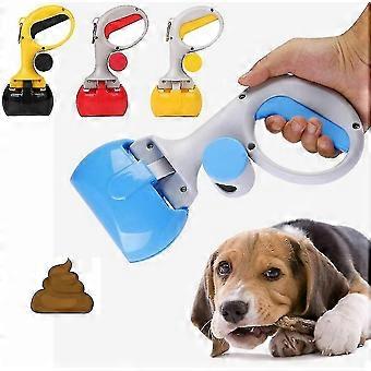 Bajsuppsamlare för husdjur, bajsskopa för hund, bajsskopa för käkar, spade för djuravfall, röd - Aespa