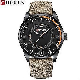 Curren Top Brand Fashion Clock For Men Casual Leather Quartz Writwatches Colorful Waterproof Watches 26-27