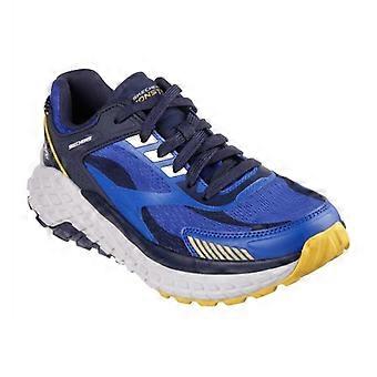 Skechers Mens Monster Evo Leather Low Cut Running Trainers