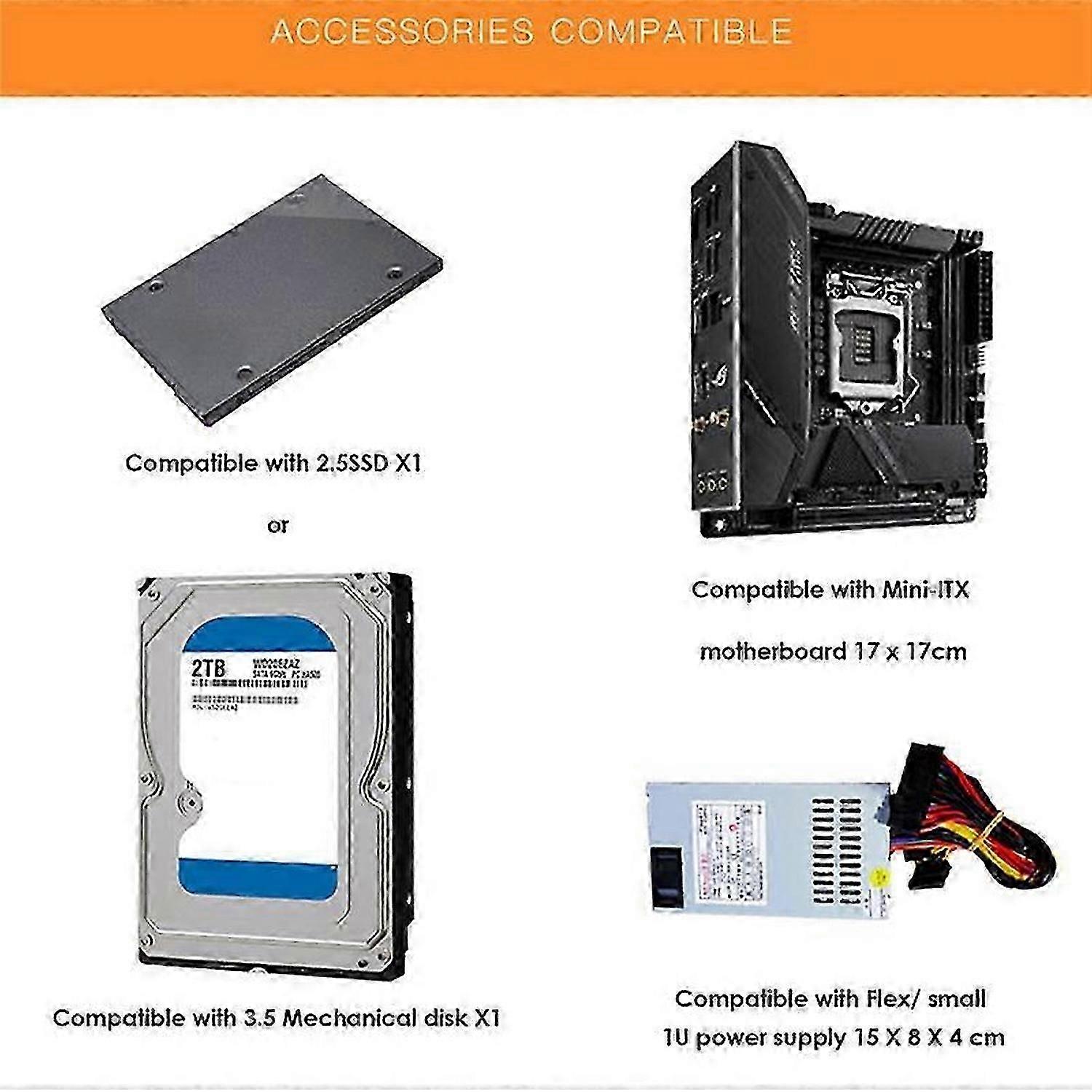 A09 HTPC Computer Case Mini ITX USB3.0 Computer Case