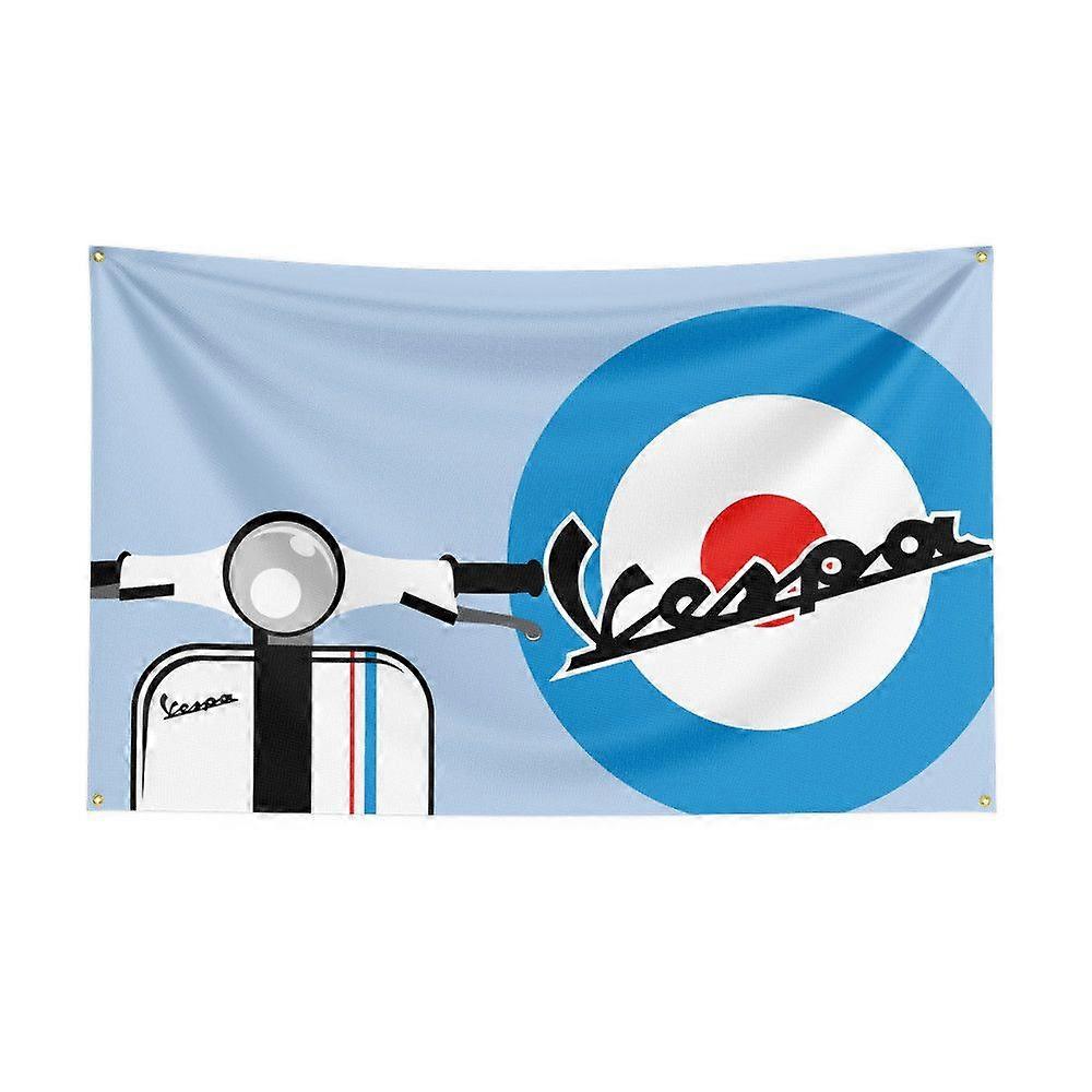 Drapeau avec logo Vespa Scooter AG00643