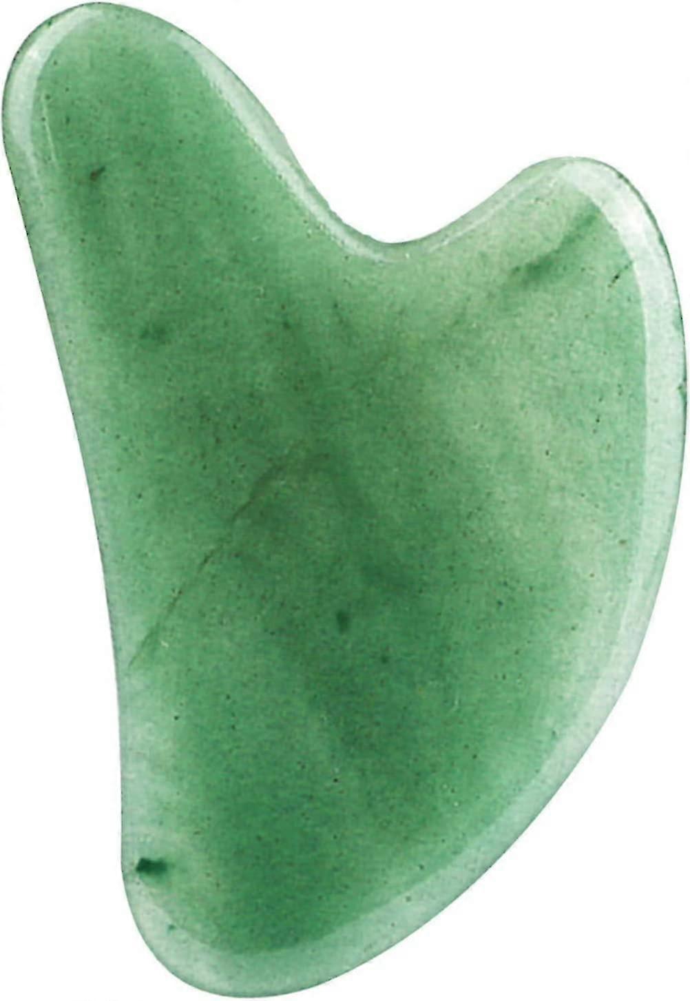 Large Gua Sha Heart By - Natural Jade Stone For Face To Lift, Decrease Puffiness And Tighten