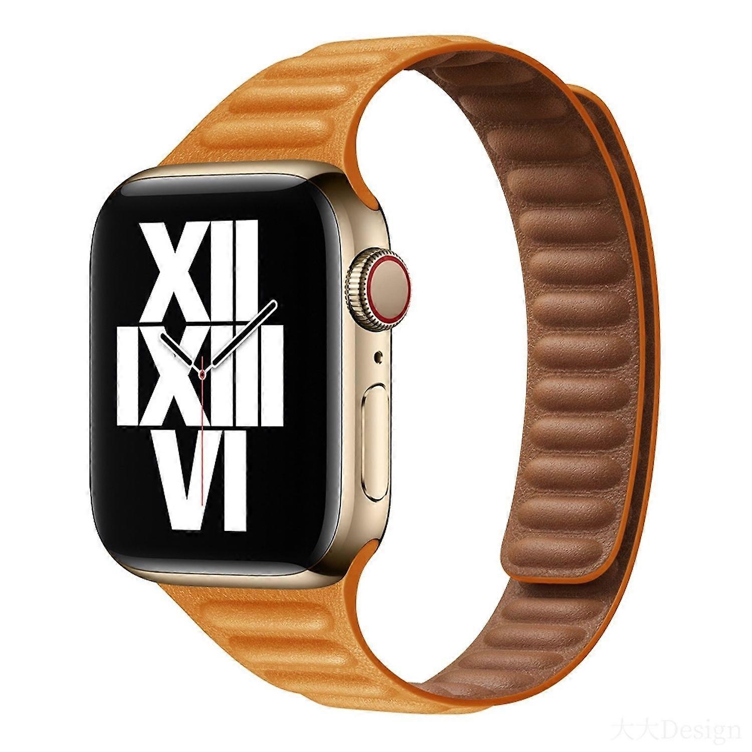 For Apple Watch Series 11 10 42mm / 9 8 7 41mm / 6 SE 5 4 40mm / 3 2 1 38mm Watch Bracelet Orange