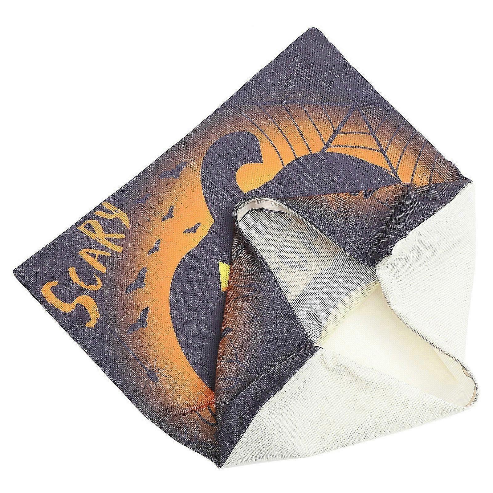 Pumpkin Pattern Pillow Case Comfortable Polyester for Sofa