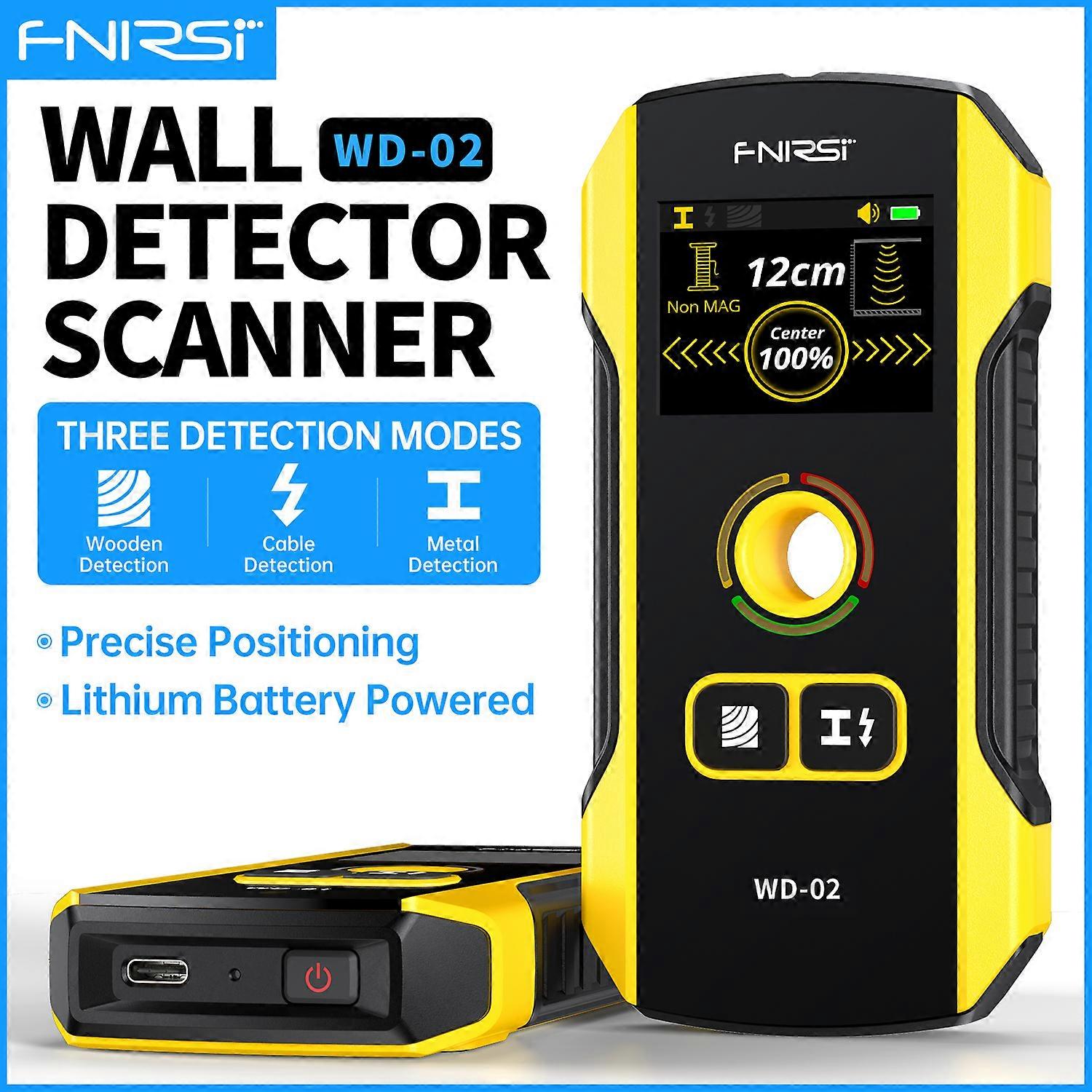 Stud Finder Wall Scanner with Live AC Wire and Multi-Material Detection