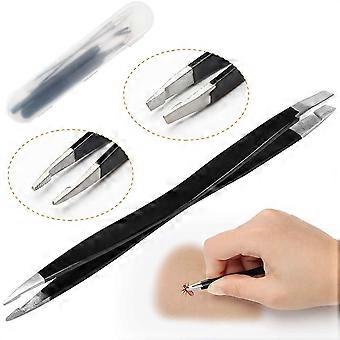Kitchen Organizers And Storage 3 In 1 Tick Remover Kit Coitek Black Tick Remover Tweezers Stainless Steel Tick Desk Organizers