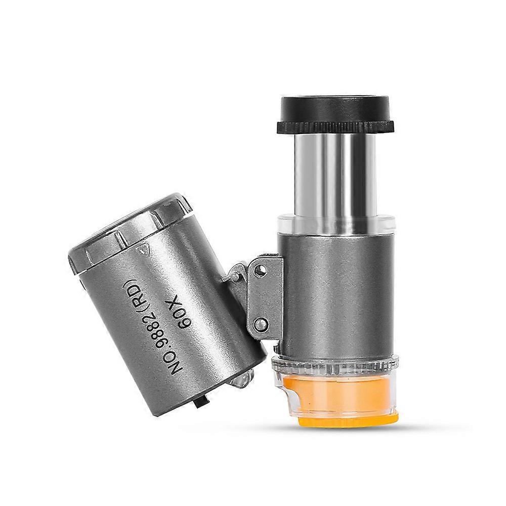 Digital Microscope Handheld Microscope Magnification Coin Microscope with LED Lights compatible with Outside Use