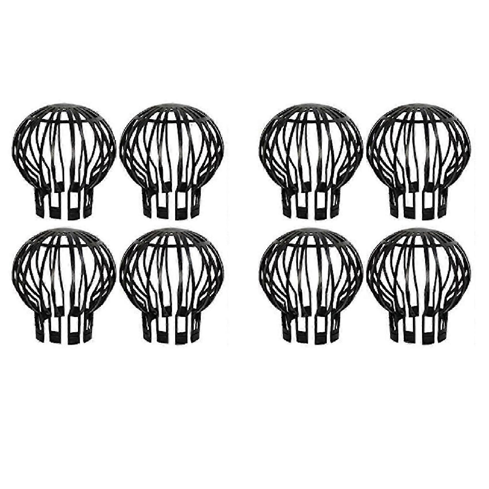 4PCS Gutter Guard Downspouts Strainer Preventing Clogging the Pipes