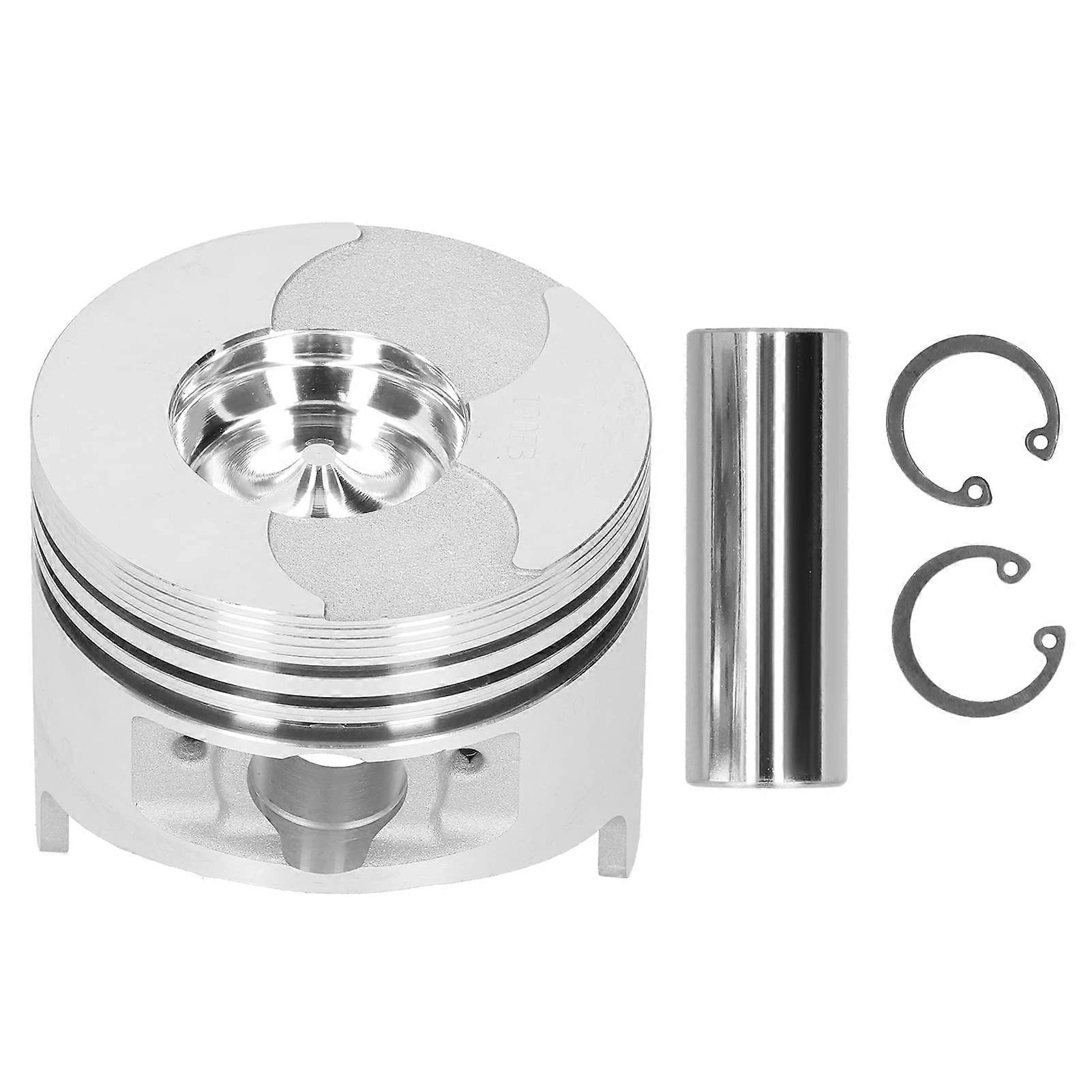 190FB Piston Kit with Pin and Circlips, Complete Engine Replacement Set Restores Compression