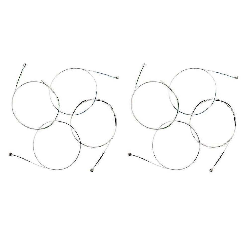 Small Violin String Durable Violin Strings Replacement Kit 8Pcs Assorted Color