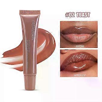 Spiegel Flüssige Lippe Glasöl Spiegel Lipgloss Lippenöl Nackt Braun Aufpolsternder Lipgloss Feuchtigkeitsspendend Transparent Lipgloss Schönheitskosmetik