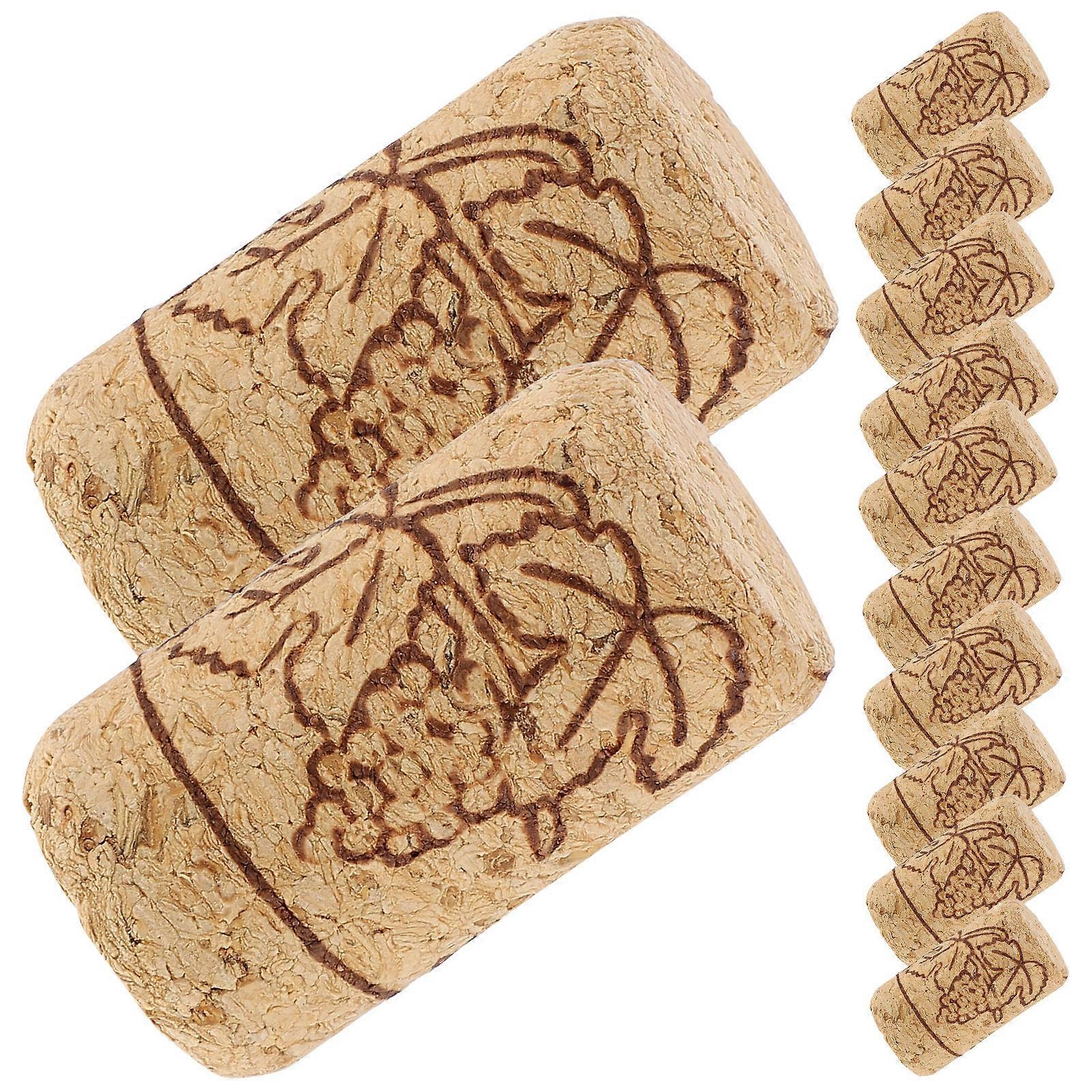 Brown Oak Stoppers for Use 25Pcs