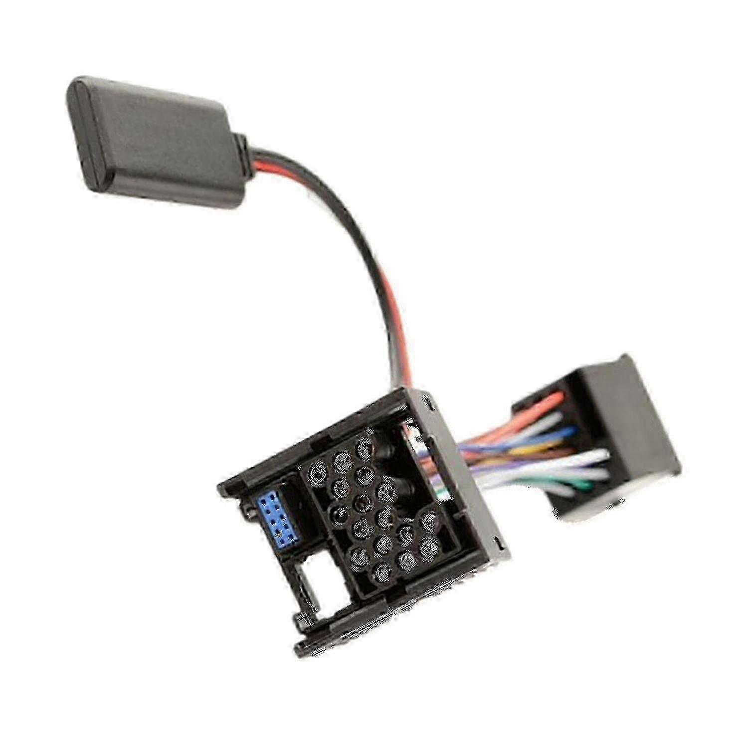 BMW E46 E39 E38 Car Bluetooth Music Adapter with Round Pin (Black)