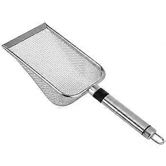 Stainless Steel Cat Litter Scoop for Home Use Large Metal Sand Sifter