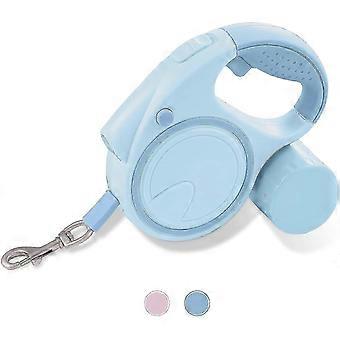 Retractable dog leash with LED flashlight, 16ft heavy duty leash for small to medium dogs