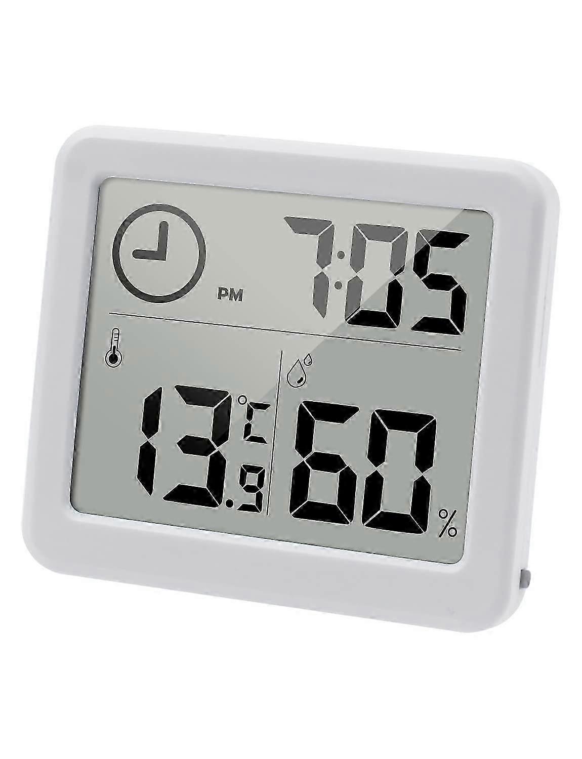 Termometru digital/higrometru Ecran LCD mare 3.2 (alb)