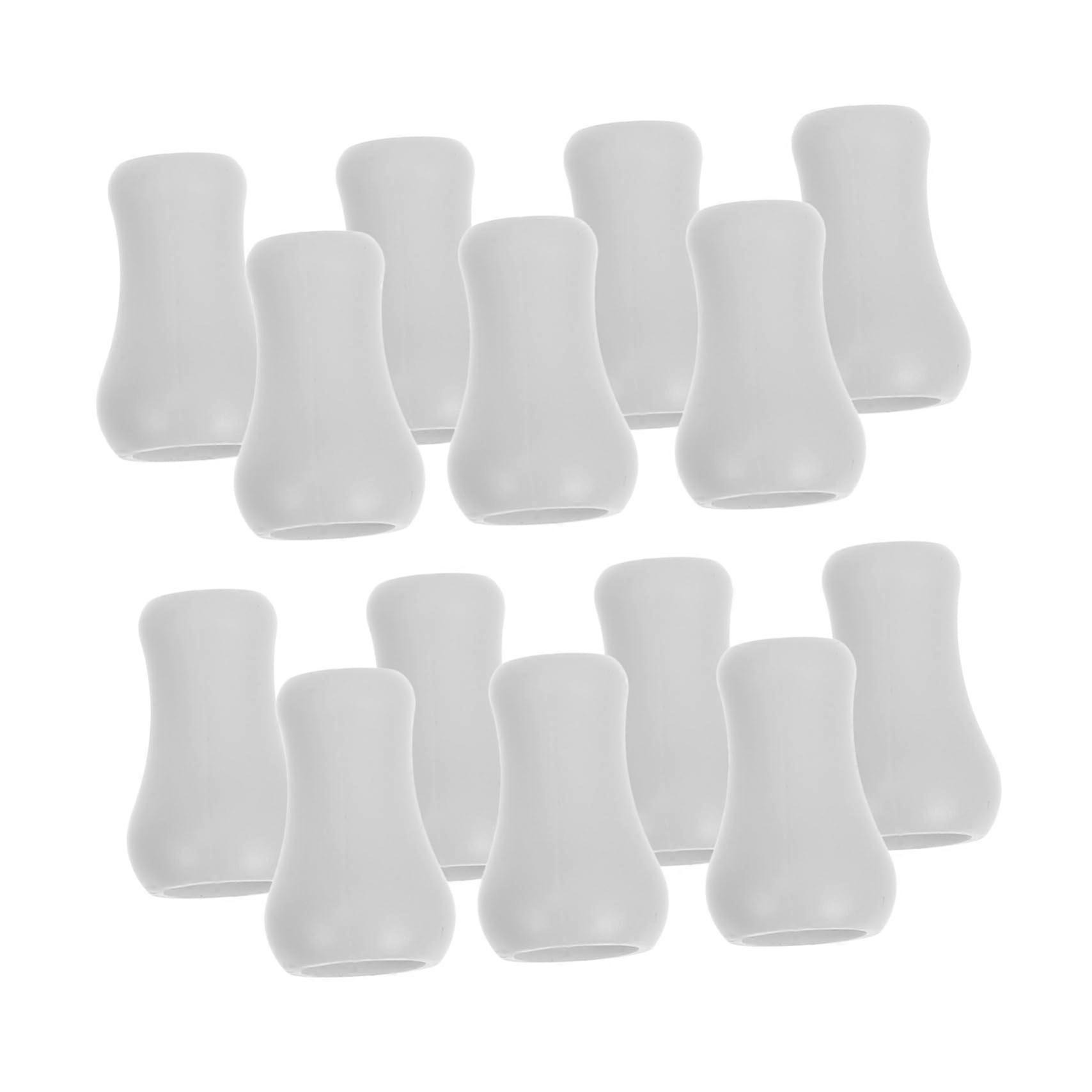 15pcs Transparent Blind Pull Cord Knobs Easy Grip Durable Curtain Cord Pulls Set for Home Office