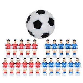 1 Set of Football Machine Soccer Foosball Player Replacement Table Football Mini Soccers Player Statue Foosball