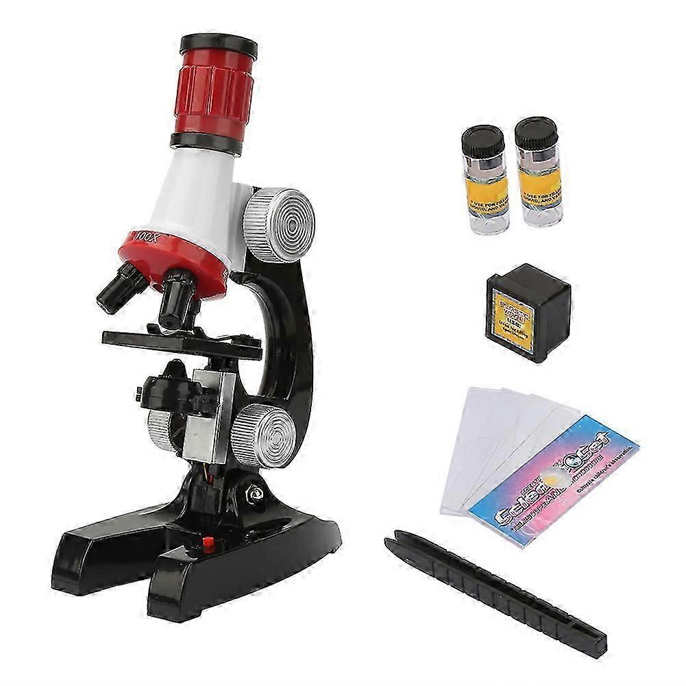 Kids Children Educational Science Biological Microscope Kit Beginner Toys