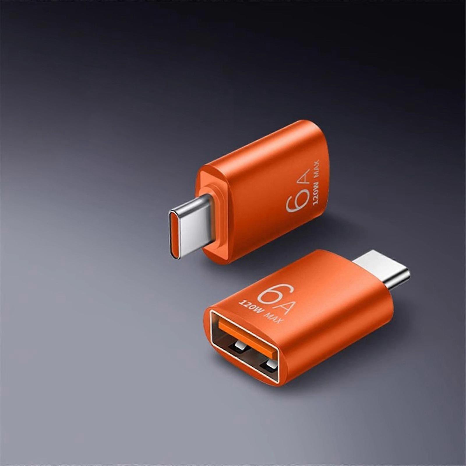 Multipurpose USB 3.0 To Type C Adapter Double Interfaces USB Adapter Aluminum Adapter for smooth Device Integration