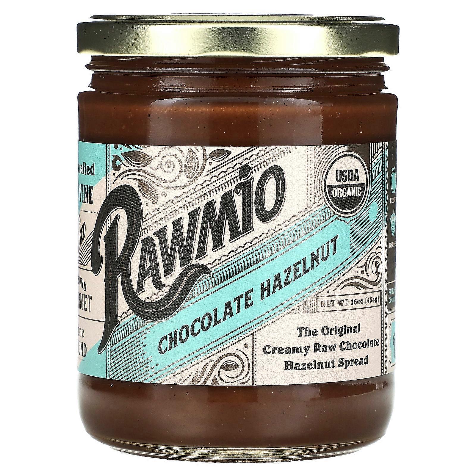 Rawmio, Chocolate Hazelnut Spread, 16 oz (454 g)