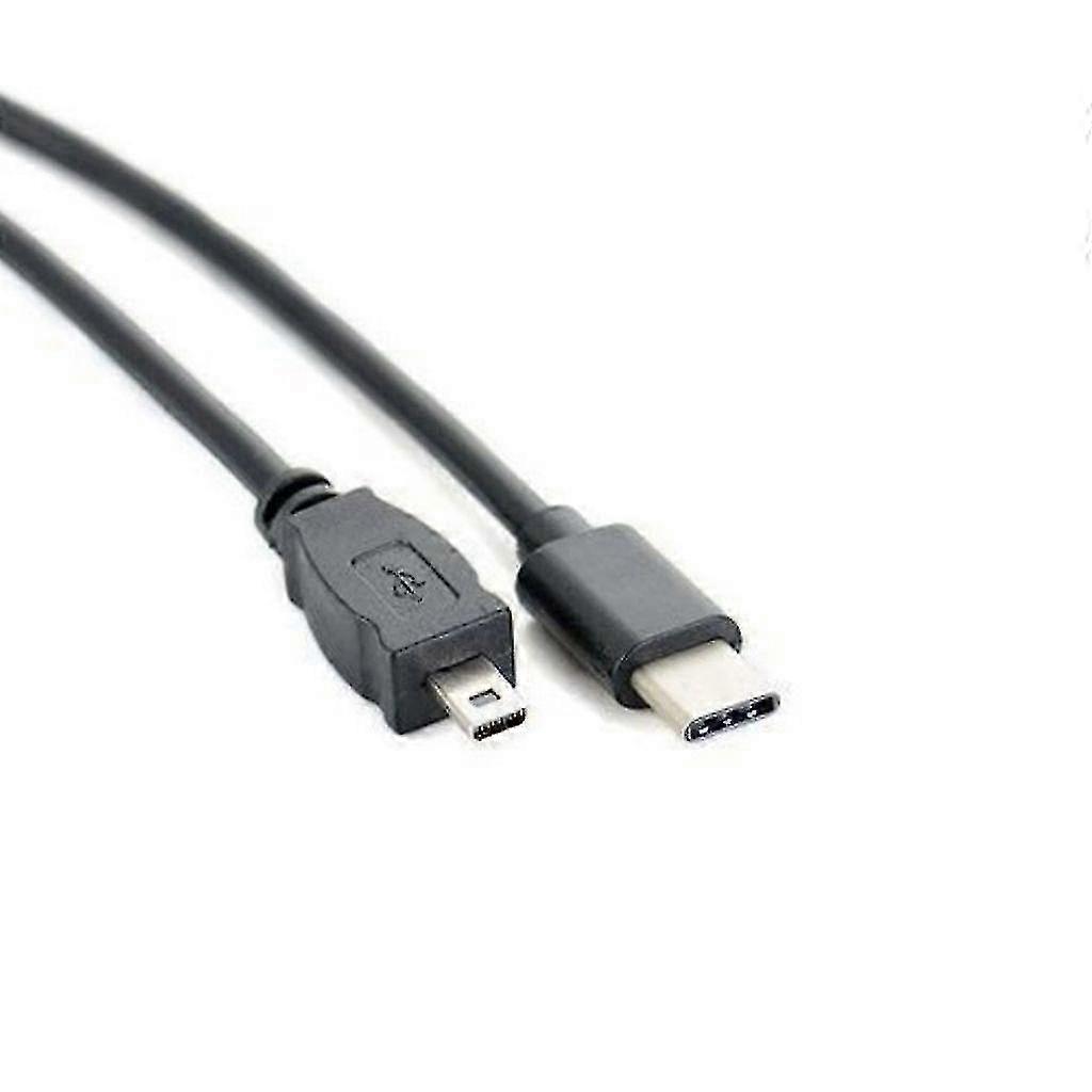 Mini USB 8Pin to Type C OTG Cable