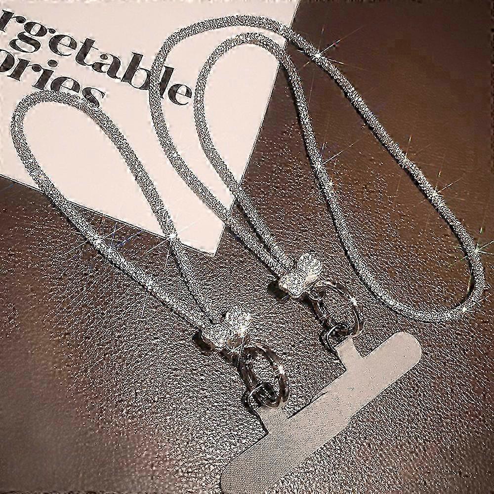 Rhinestone Butterfly Neck Wrist Strap