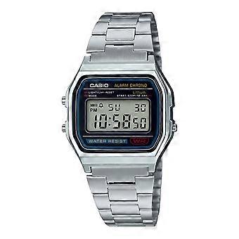 Men's Watch Casio A158 Black Silver (Ø 33 mm)