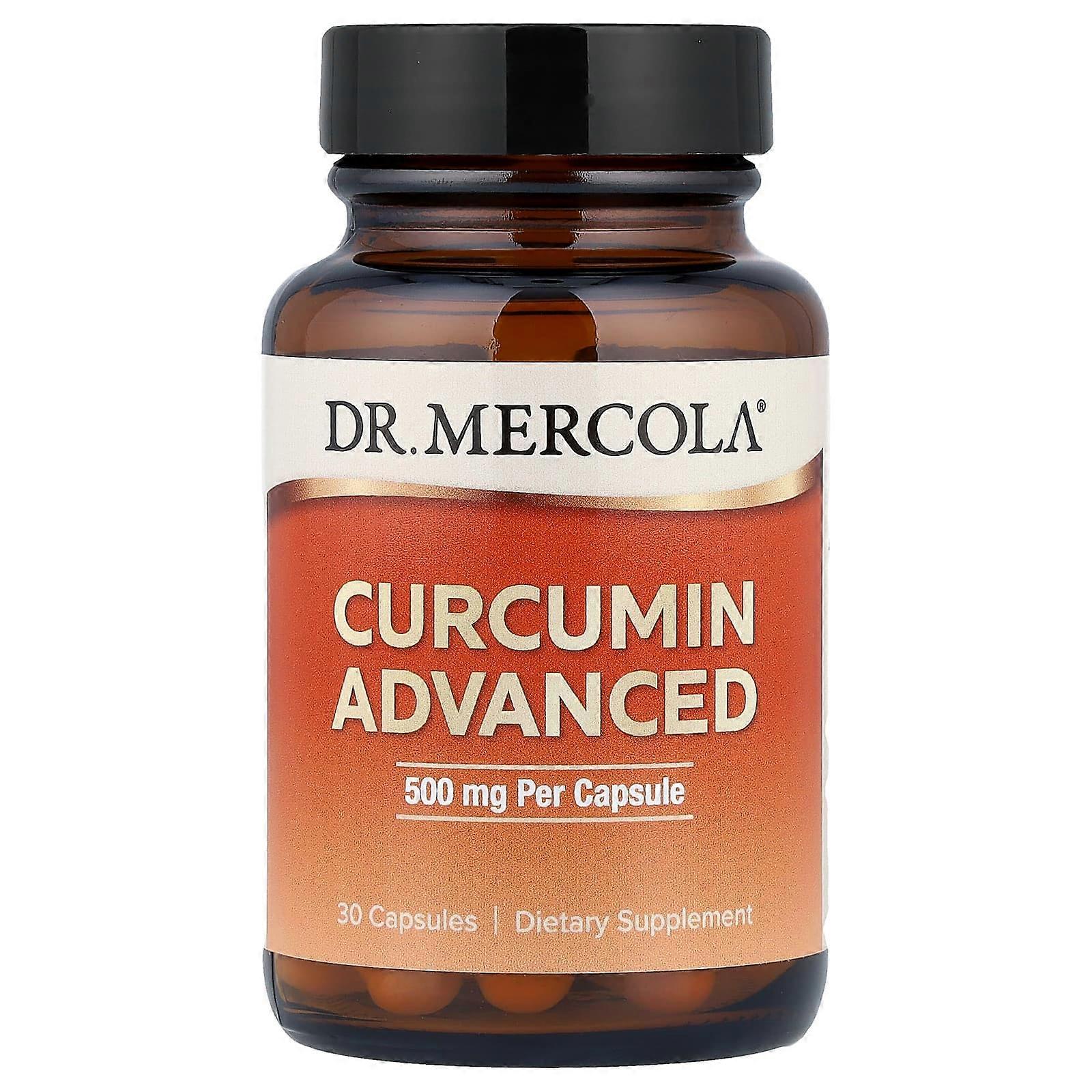 Dr. Mercola, Curcumin Advanced, 30 Capsules (500 mg per Capsule)