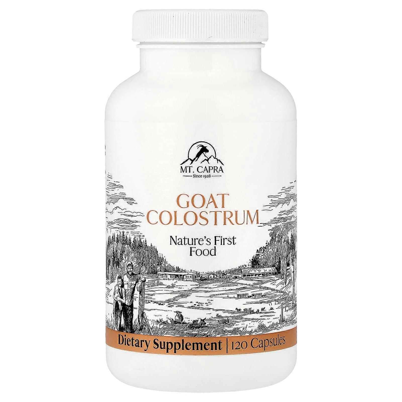 Mt. Capra, Goat Colostrum, 120 Capsules