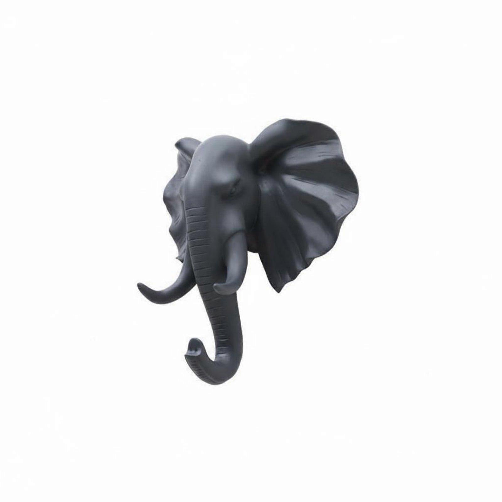 Resin Creature Head Hook Rustic Creature Head Wall Mount Detachable Design for