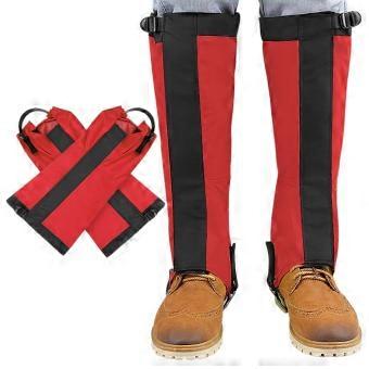 Waterproof Leg Gaiters for Hiking and Snow, Adjustable Boot Gaiters with Reinforced TPU Strap