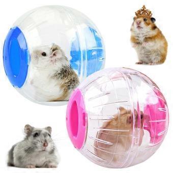 2 stuks hamsterloopbal, transparant, 12 cm