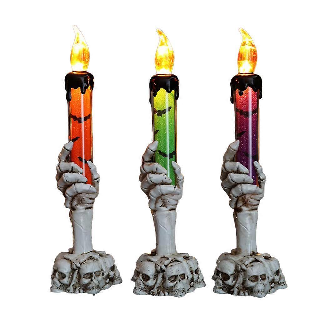 Flameless Skeleton Ghost Hand Candle
