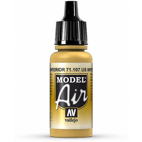 US INTER YELLOW Vallejo Model 空气液丙烯酸颜料丙烯酸树脂 II 17mL