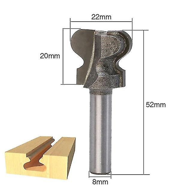 8mm Shank Router Bits For Indrial Grade Double Finr Bit Tools End Mill