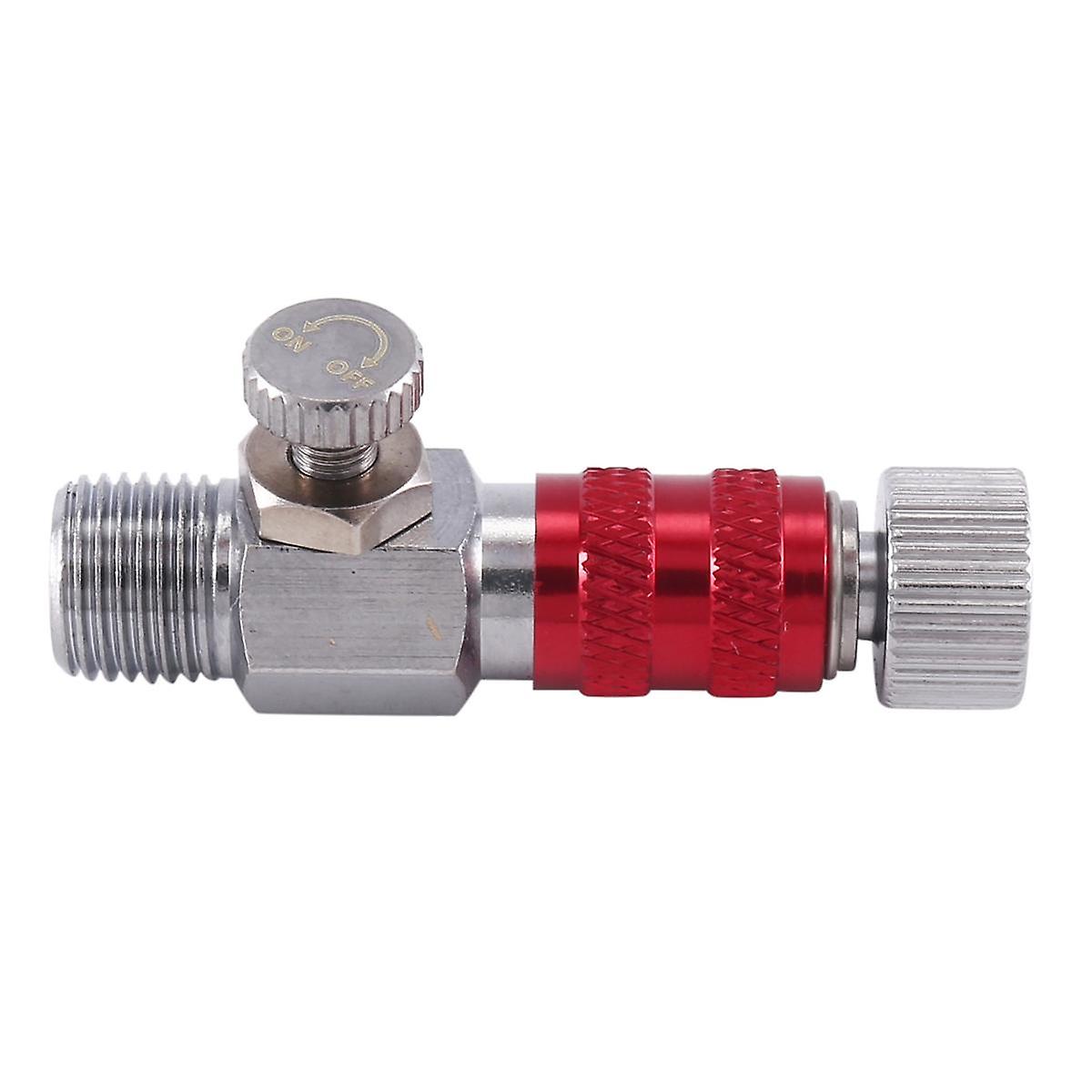 Airbrush Quick Release Air Control Fitting Adapter 1/8 Inch Threaded Hose Connection Adjustment Val