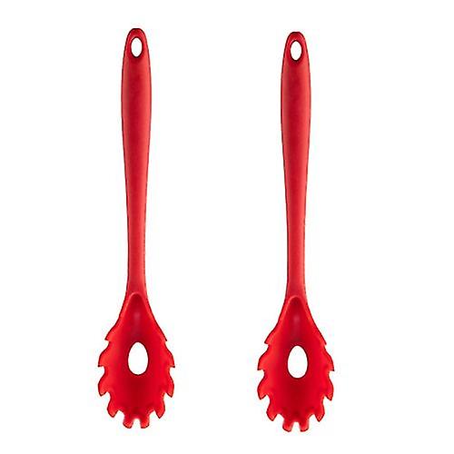 2pcs Non-stick High Temperature Resistant Silicone Cookware, Style: Spatula(red)