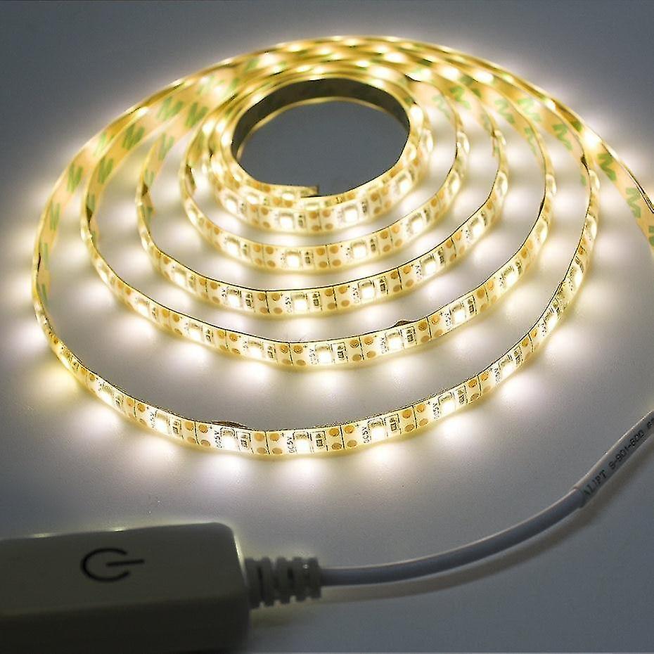 Warm White 2M Usb 5v Waterproof Mirror Light led Strip Makeup Touch