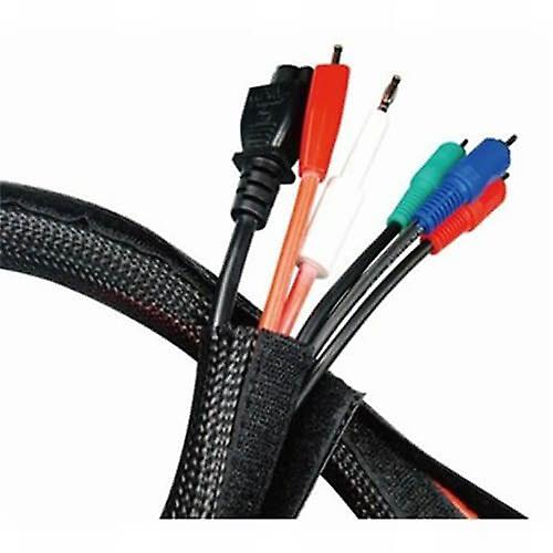 Braided Hook and Loop Loom Sleeve Braided Polyester Keeping Cables Solution