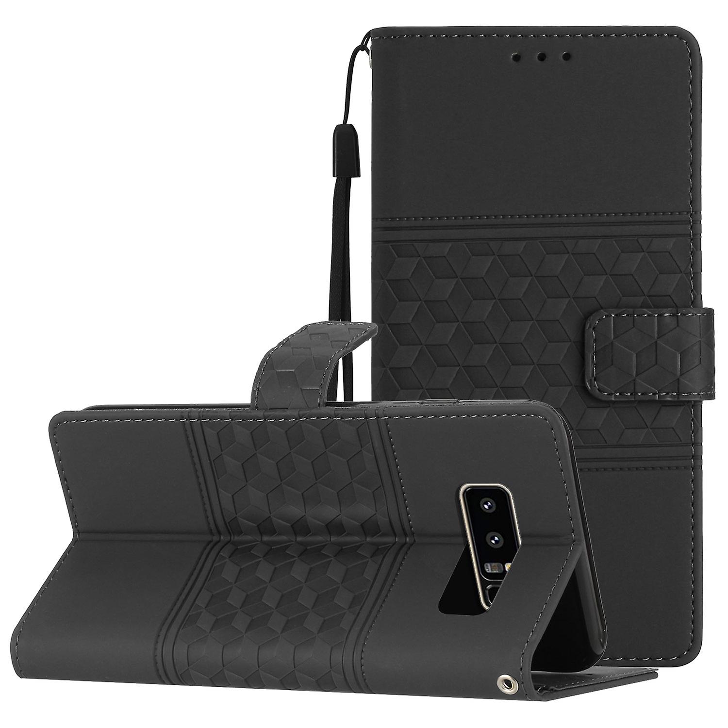 Diamond Embossed PU Case For Samsung Galaxy Note 8