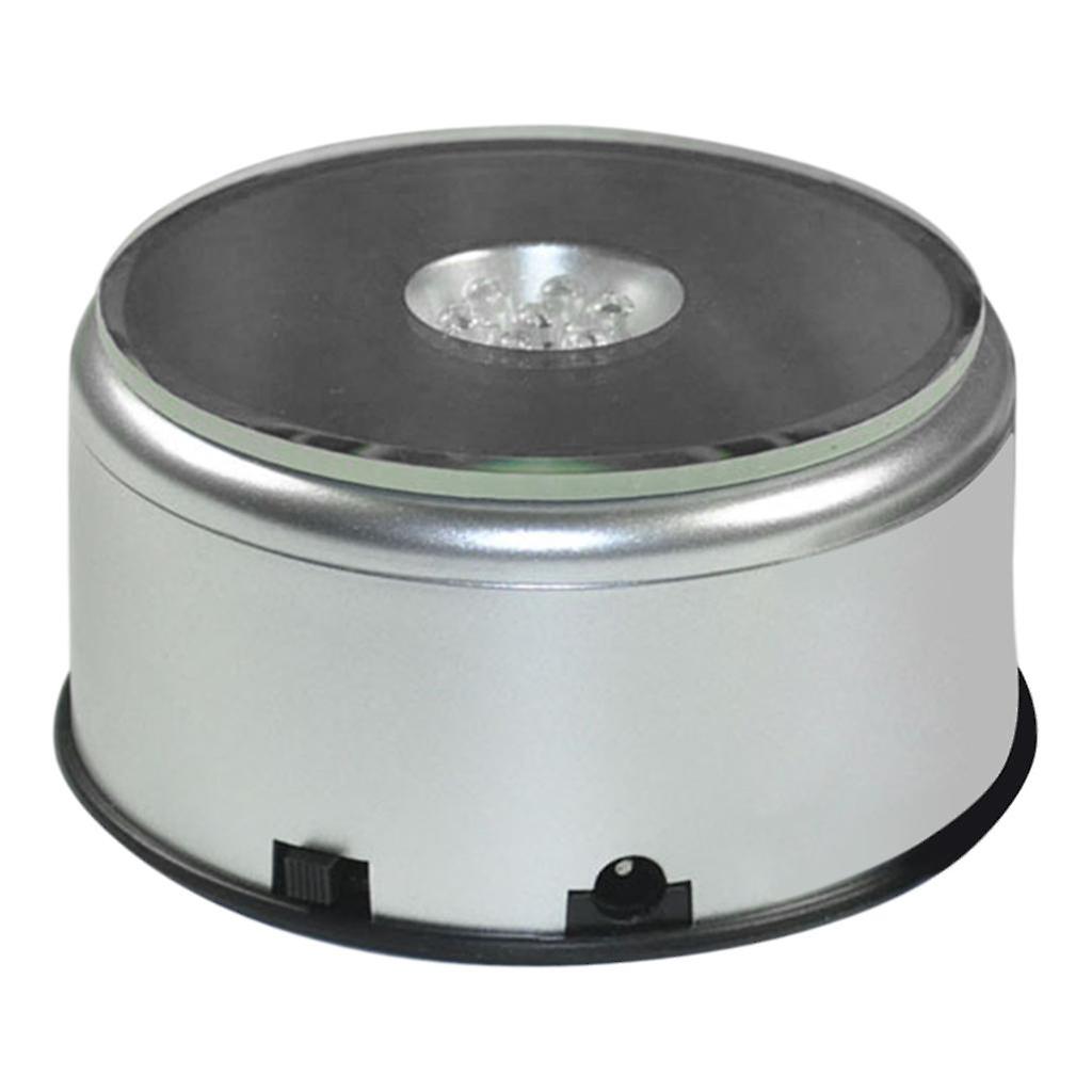 7LED Round Unique Rotating 3D Colorful Light Base Electric Display Stand